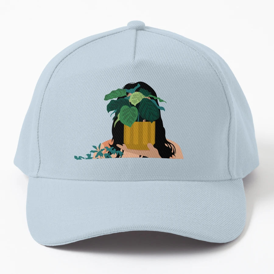 Potted Oasis Botanical Potted Succulent New Era Snapback - Snapback, Trucker Hat, Dad Hat, Denim Baseball Cap