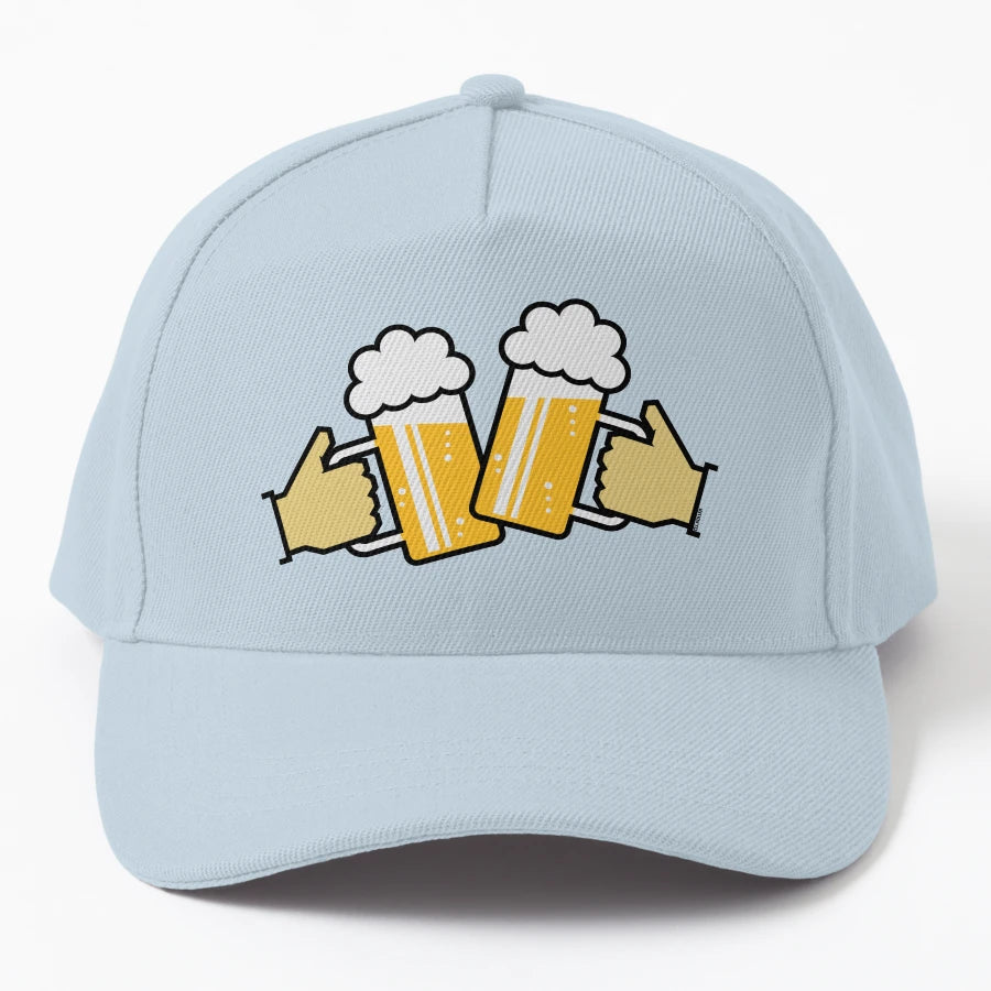 Toasting Beer Steins Hand Ale Cheers 4C New Era Snapback - Snapback, Trucker Hat, Dad Hat, Denim Baseball Cap