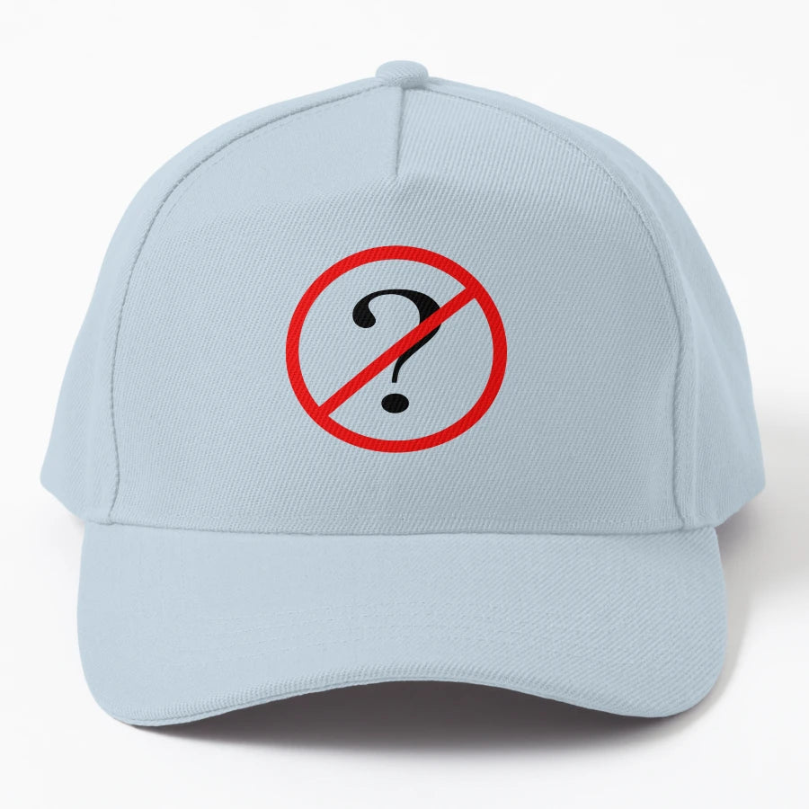 No Questions OTTO Dad Hat - Washed Cotton - Snapback, Trucker Hat, Dad Hat, Denim Baseball Cap