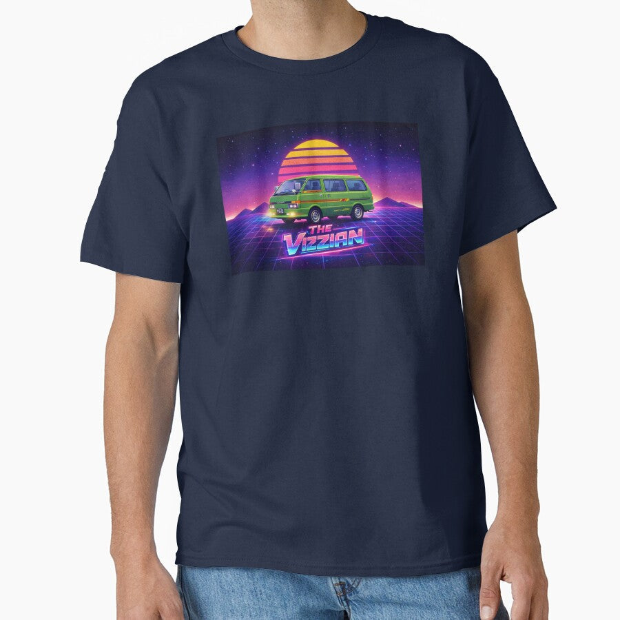 The Hill Gang Retro 80s Vanette Van Synthwave Poster - Adult & Kids T-Shirts, Sweatshirts & Hoodies apparel design preview 1