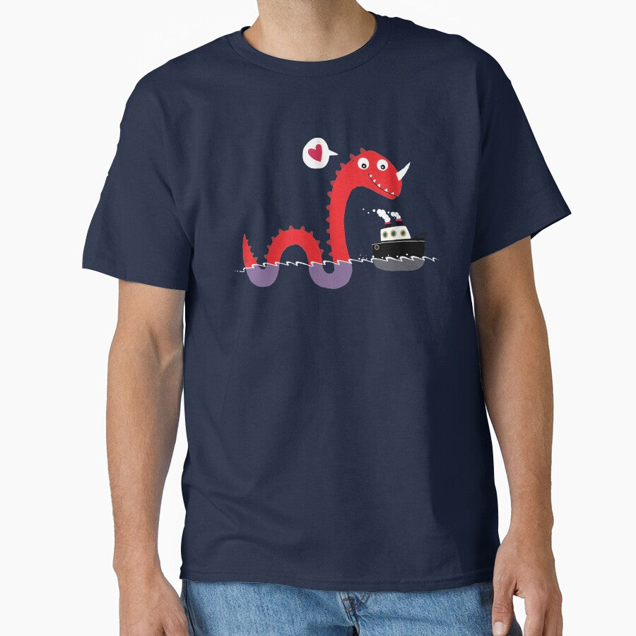 Love On The Open Seas by DinoMike - Adult & Kids T-Shirts, Sweatshirts & Hoodies apparel design preview 1