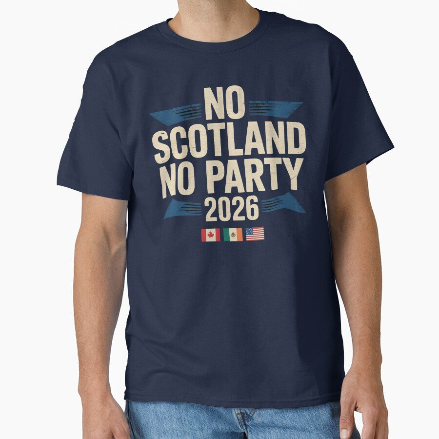 No Scotland Party 26 Football Fans Tartan Army by - Adult & Kids T-Shirts, Sweatshirts & Hoodies apparel design preview 1