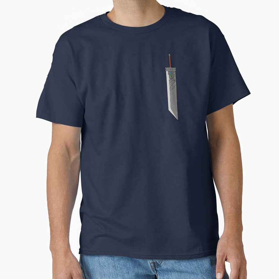 Cloud Strife Final Fantasy VII Colour by Harry Draws - Adult & Kids T-Shirts, Sweatshirts & Hoodies apparel design preview 1