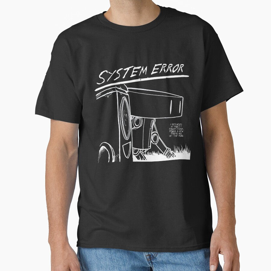System Error Homage for a black by SE-Gear - Adult & Kids T-Shirts, Sweatshirts & Hoodies apparel design preview 1