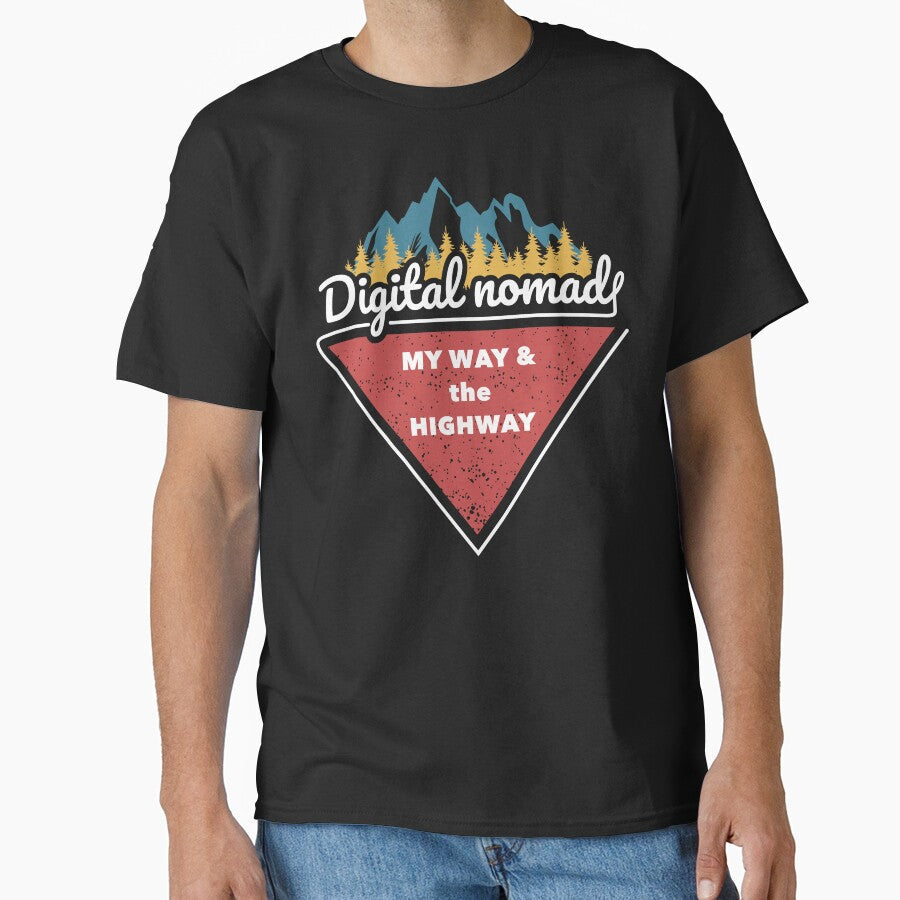 My Way the Highway by JoyceBragdonDesigns - Adult & Kids T-Shirts, Sweatshirts & Hoodies apparel design preview 1