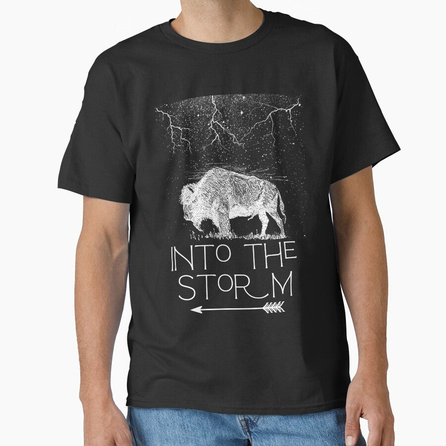 Into The Storm Buffalo by New Mentality: Mindset - Adult & Kids T-Shirts, Sweatshirts & Hoodies apparel design preview 1