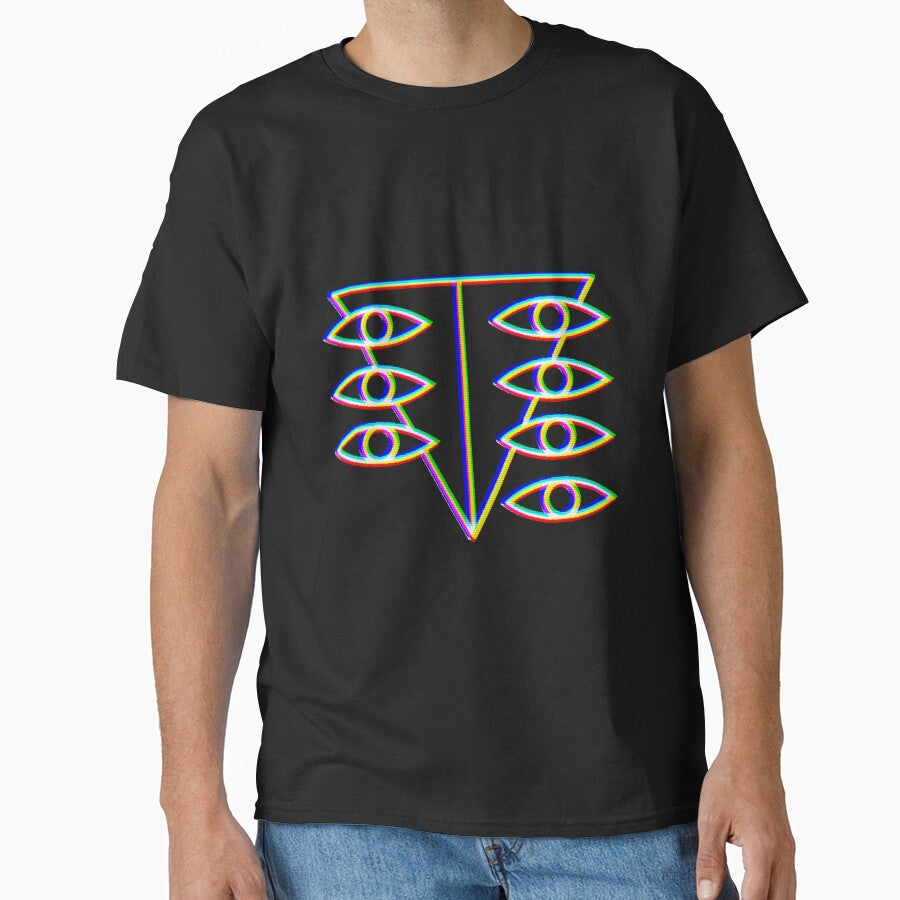 Neon Genesis Evangelion Seele logo glitch effect by - Adult & Kids T-Shirts, Sweatshirts & Hoodies apparel design preview 1