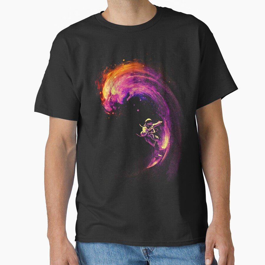 Space Surfing by nicebleed - Adult & Kids T-Shirts, Sweatshirts & Hoodies apparel design preview 1