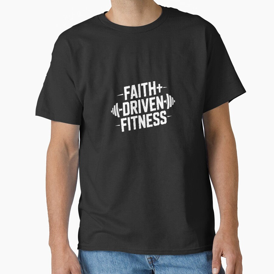 Faith-Driven Fitness by theartfulaspie - Adult & Kids T-Shirts, Sweatshirts & Hoodies apparel design preview 1