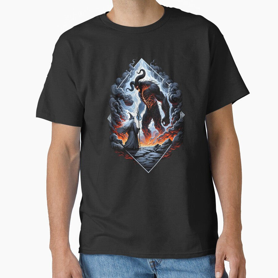 Legendary Confrontation Fantasy by Fenay Designs - Adult & Kids T-Shirts, Sweatshirts & Hoodies apparel design preview 1