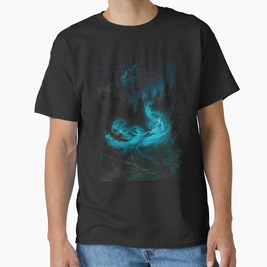 The fairy dance 1895 by Karl Wilhelm Diefenbach - Adult & Kids T-Shirts, Sweatshirts & Hoodies apparel design preview 1