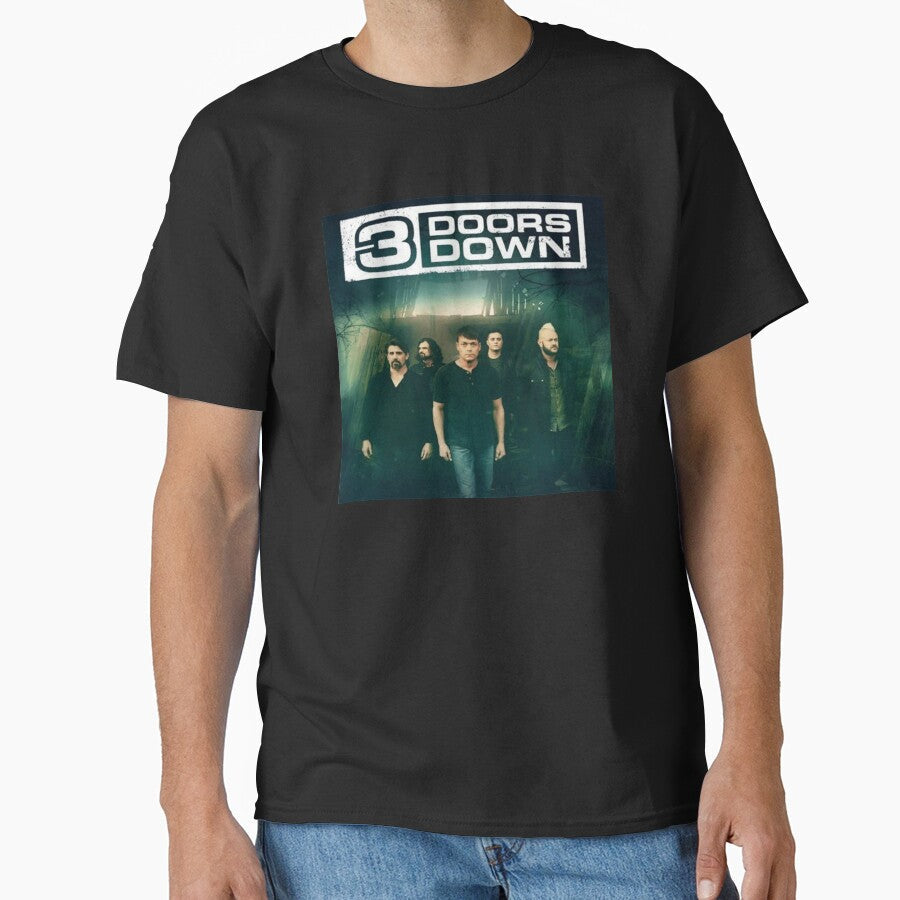 3 Doors Down Music Band by RossBoehm - Adult & Kids T-Shirts, Sweatshirts & Hoodies apparel design preview 1