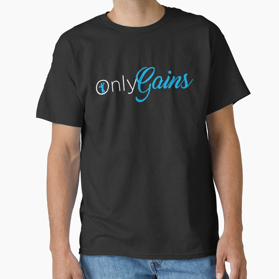 Only Gains Two by GainsOnlyGains - Adult & Kids T-Shirts, Sweatshirts & Hoodies apparel design preview 1