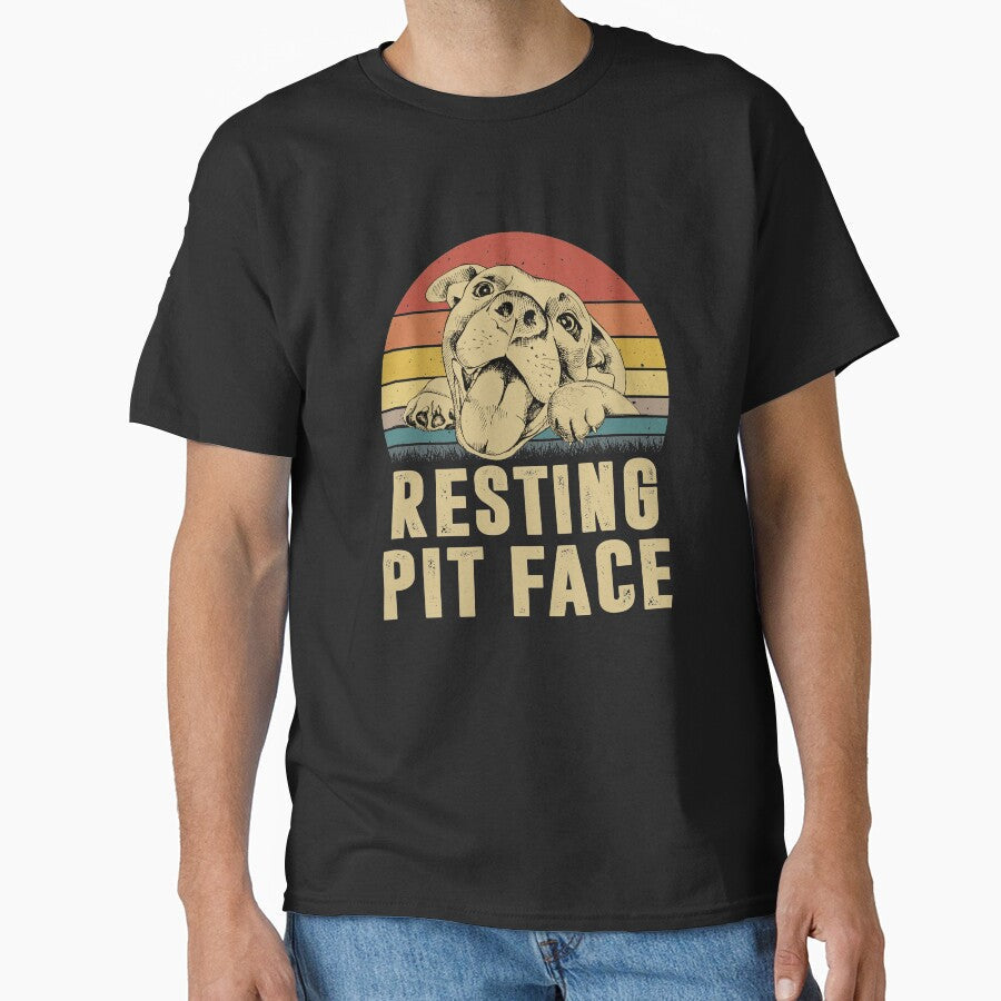 Resting Pit face by josephkdesign - Adult & Kids T-Shirts, Sweatshirts & Hoodies apparel design preview 1