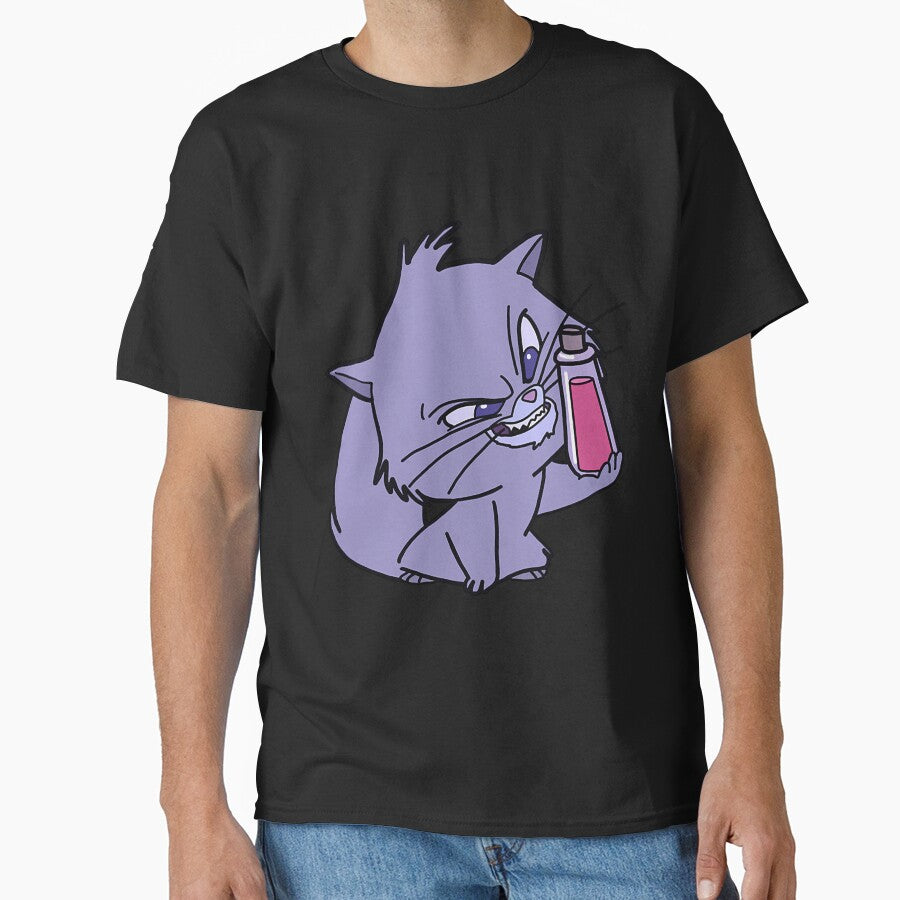 Yzma Cat With Poison Bottle by TangaDesgn - Adult & Kids T-Shirts, Sweatshirts & Hoodies apparel design preview 1