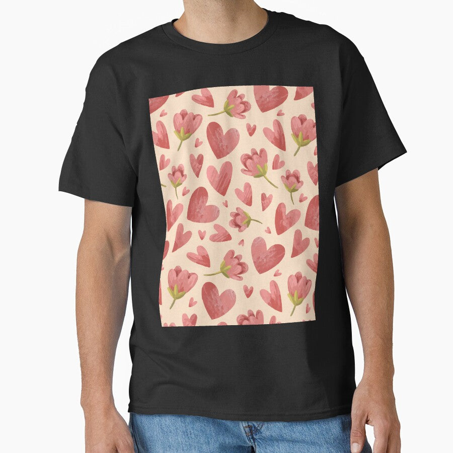 Valentines flower by zaher97 - Adult & Kids T-Shirts, Sweatshirts & Hoodies apparel design preview 1