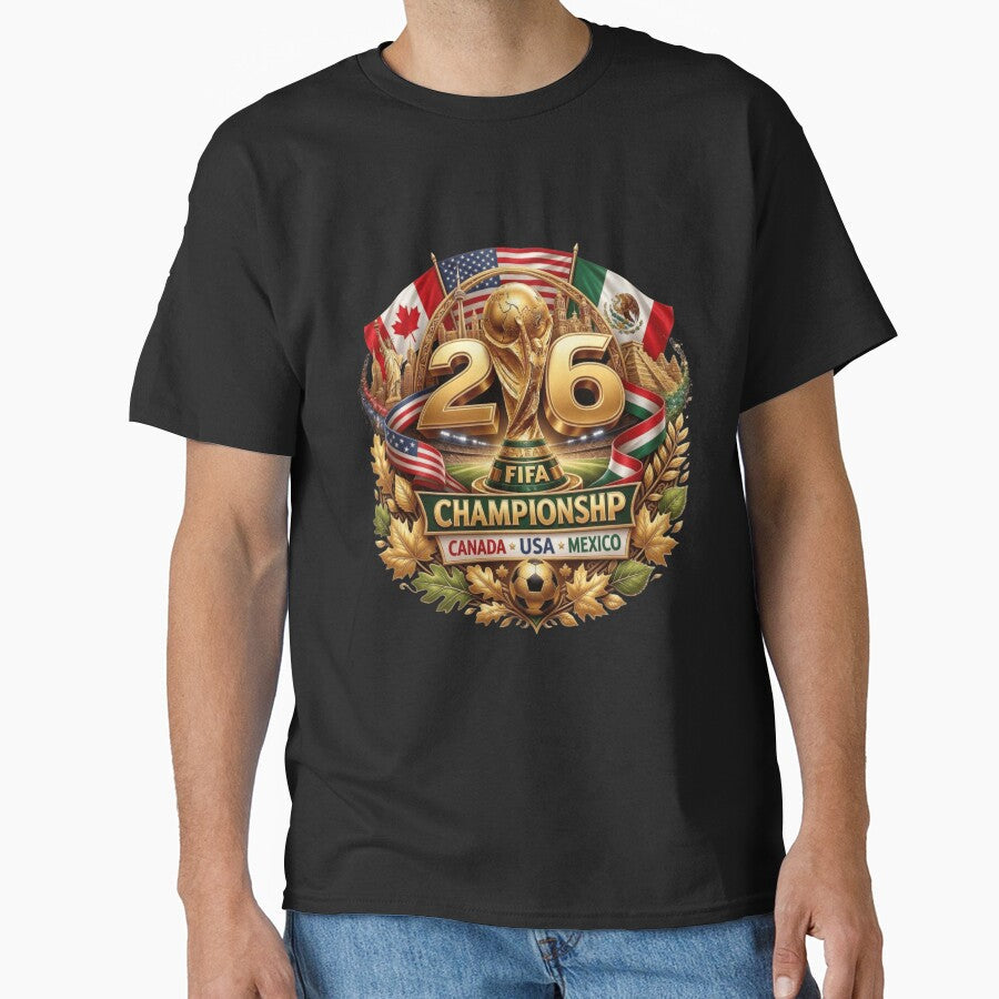 World Football Championship Soccer 2026 USA Canada - Adult & Kids T-Shirts, Sweatshirts & Hoodies apparel design preview 1