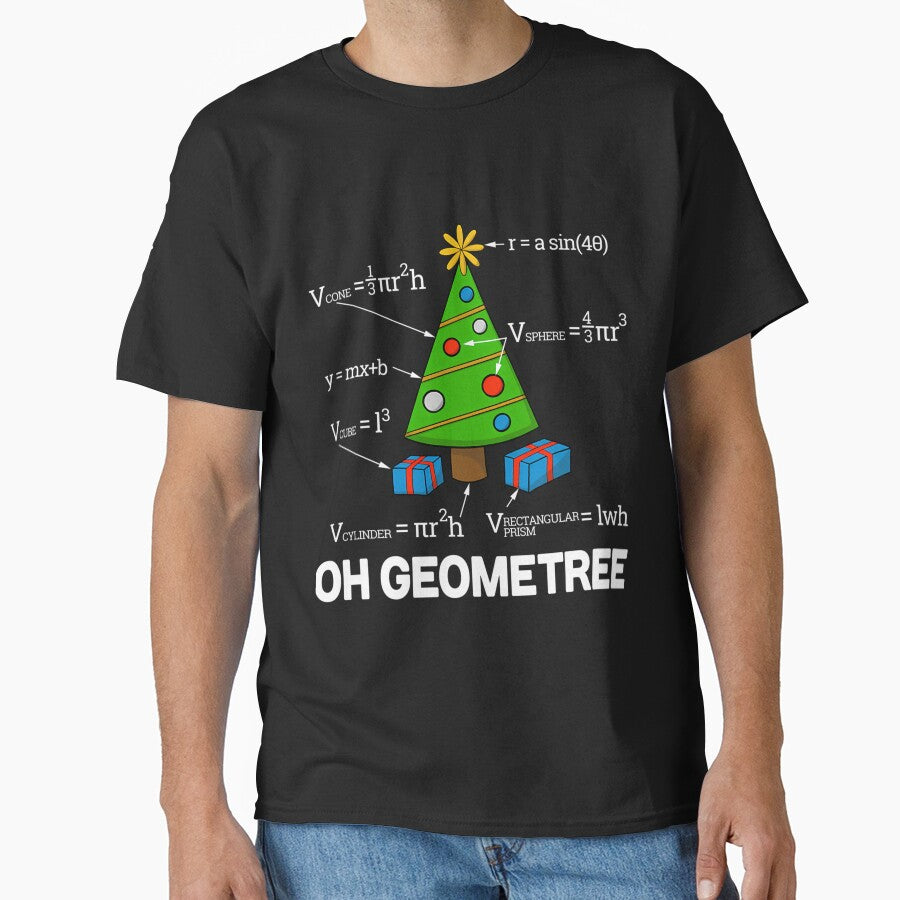 Geometree Math Christmas Tree by thccelcdjhw5 - Adult & Kids T-Shirts, Sweatshirts & Hoodies apparel design preview 1