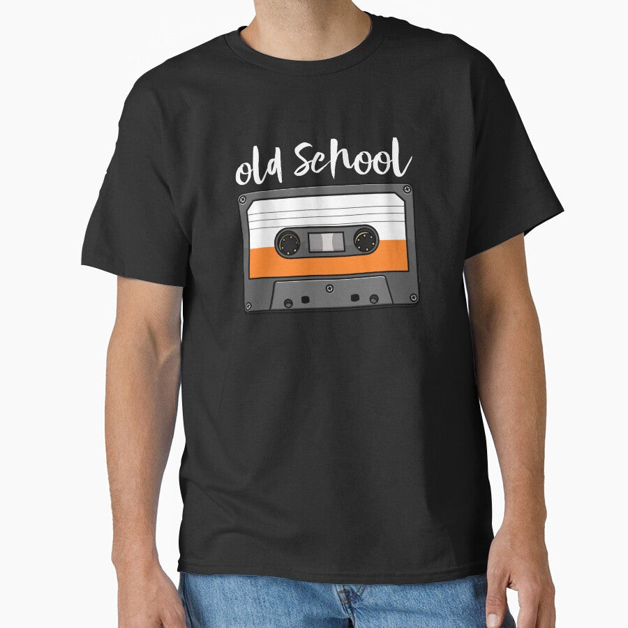 Old School Playlist Cassette by Bendthetrend - Adult & Kids T-Shirts, Sweatshirts & Hoodies apparel design preview 1