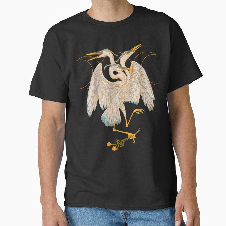 Triple Heron 2 by barda - Adult & Kids T-Shirts, Sweatshirts & Hoodies apparel design preview 1