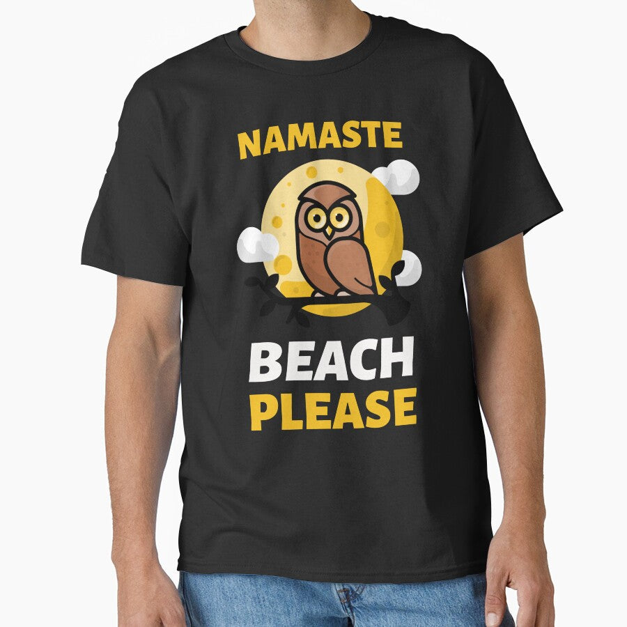 Namaste Beach Please by SarcasticTeez - Adult & Kids T-Shirts, Sweatshirts & Hoodies apparel design preview 1