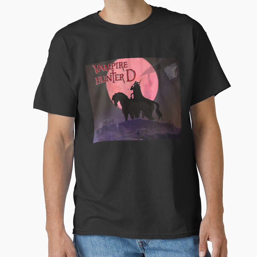 Vampire Hunter D Red Moon by Haljor - Adult & Kids T-Shirts, Sweatshirts & Hoodies apparel design preview 1