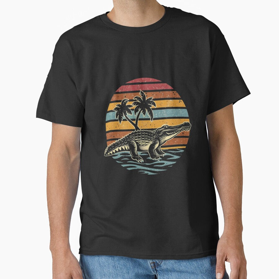 Crocodile by Art-Design-EM - Adult & Kids T-Shirts, Sweatshirts & Hoodies apparel design preview 1