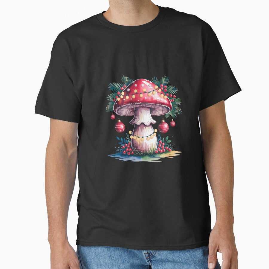 Watercolor Christmas Aesthetic Cozy Holiday Design by - Adult & Kids T-Shirts, Sweatshirts & Hoodies apparel design preview 1