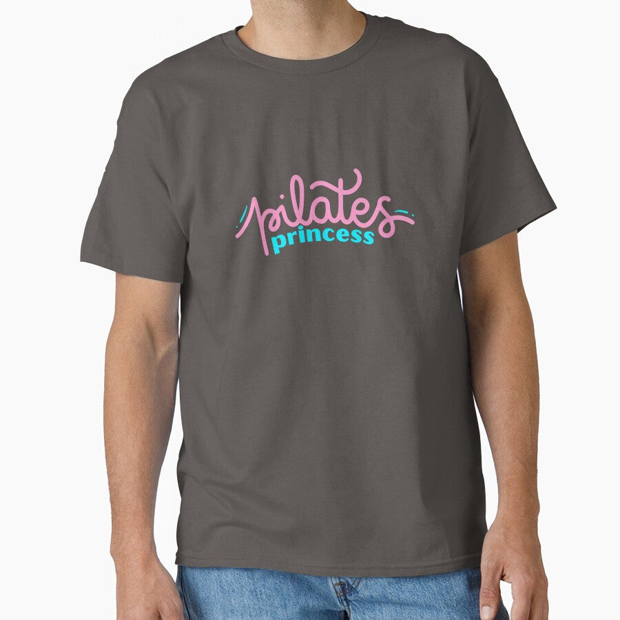 Pilates Princess Cute Girly Fitness Design by A - Adult & Kids T-Shirts, Sweatshirts & Hoodies apparel design preview 1