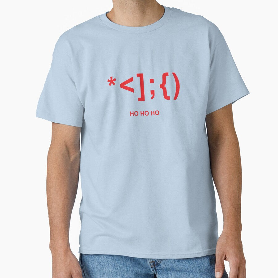 ASCII Santa by Art Coffee - Adult & Kids T-Shirts, Sweatshirts & Hoodies apparel design preview 1
