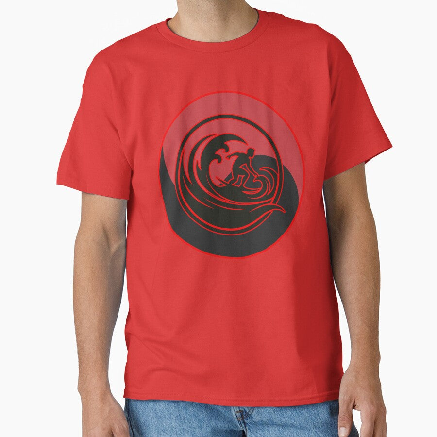 Yin Yang Surfer by joztees - Adult & Kids T-Shirts, Sweatshirts & Hoodies apparel design preview 1