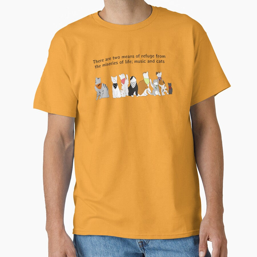 Cats and Music by ayaminlove - Adult & Kids T-Shirts, Sweatshirts & Hoodies apparel design preview 1