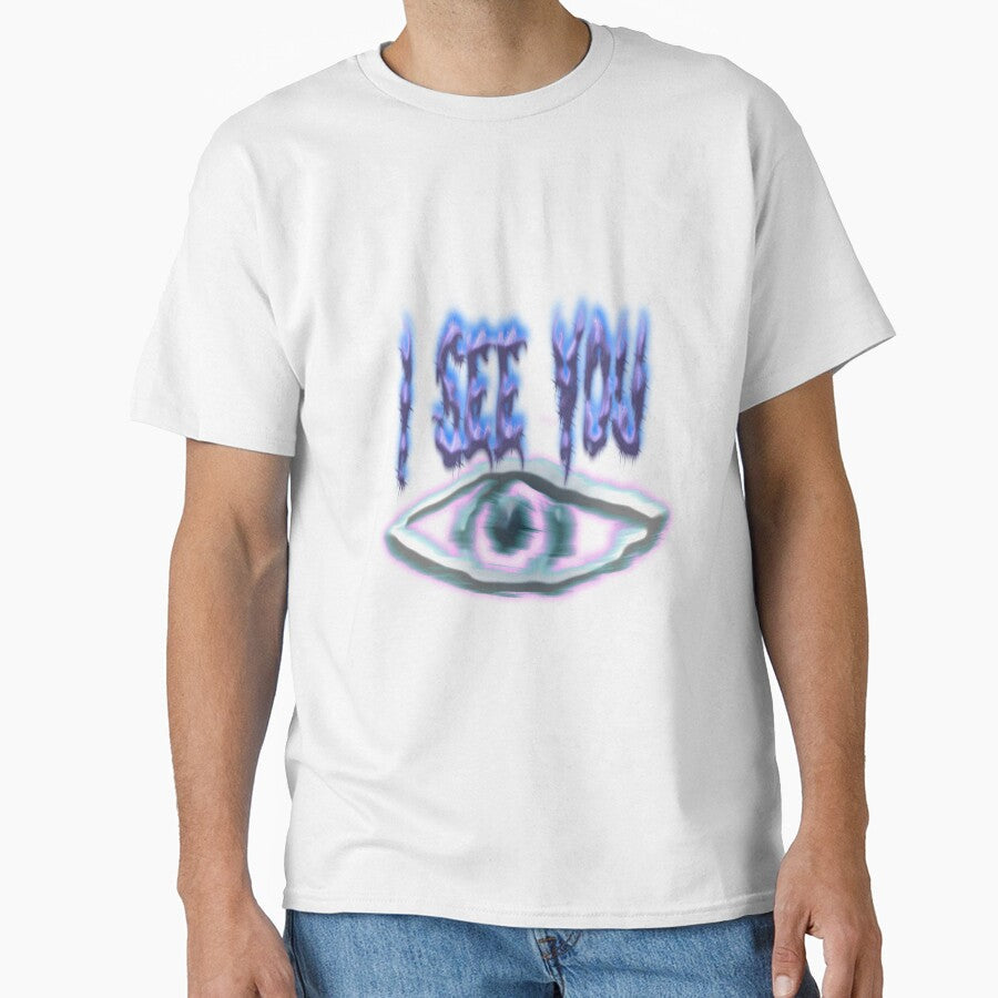Y2K "I SEE YOU" by lognet - Adult & Kids T-Shirts, Sweatshirts & Hoodies apparel design preview 1