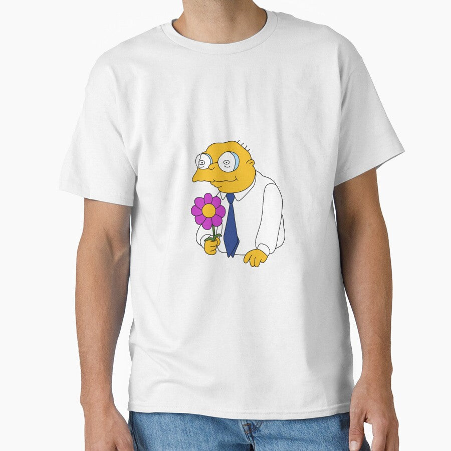 Moleman in love with a flower by Alicia.Makes.Art - Adult & Kids T-Shirts, Sweatshirts & Hoodies apparel design preview 1