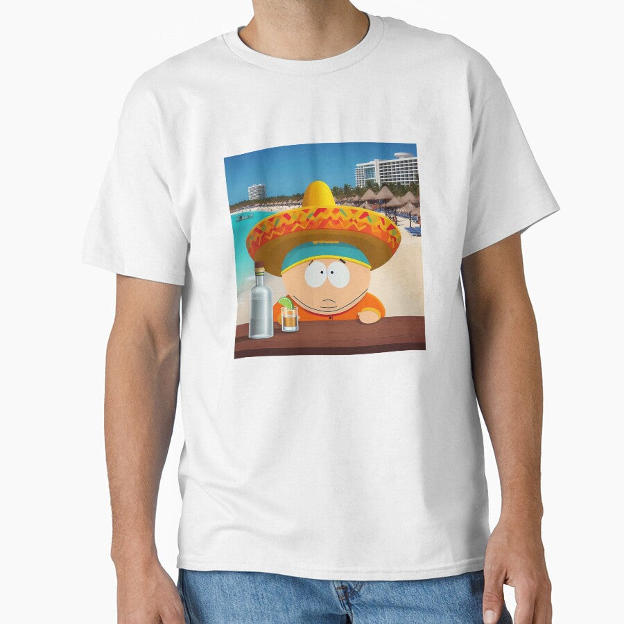 Eric Cartman on holiday Mexico by Matthew's Shop - Adult & Kids T-Shirts, Sweatshirts & Hoodies apparel design preview 1