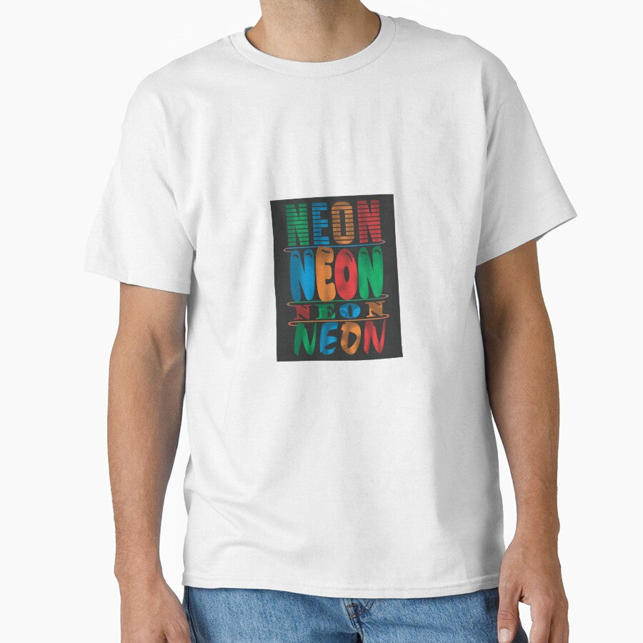 A retro reminder of bright neon days by ArtGMerch - Adult & Kids T-Shirts, Sweatshirts & Hoodies apparel design preview 1