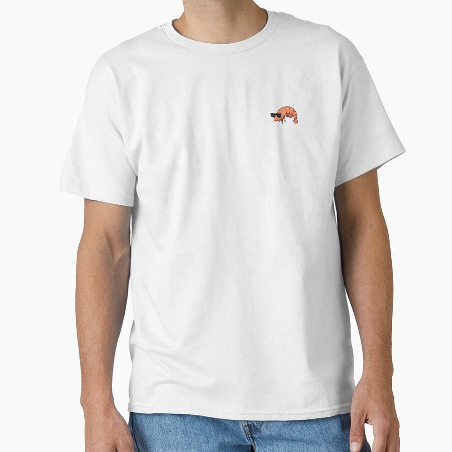 Shrimp with sunglasses by DoodleJulez - Adult & Kids T-Shirts, Sweatshirts & Hoodies apparel design preview 1