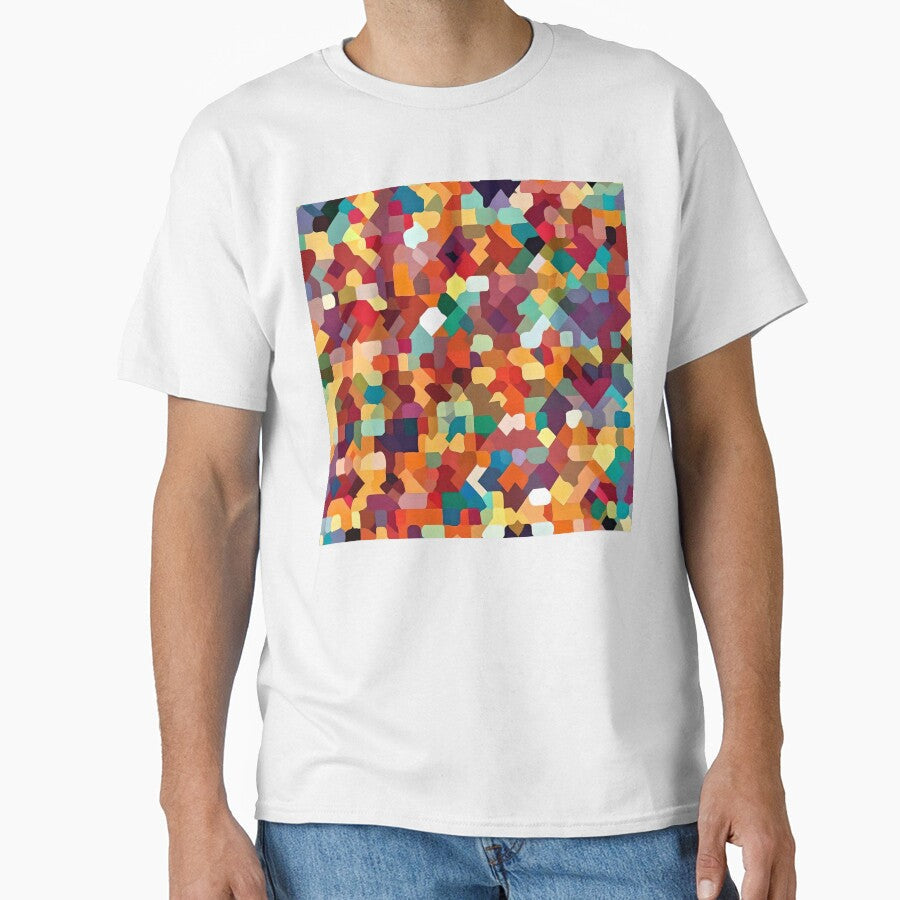 Colourful, abstract mosaic pattern. by PrestonSquires - Adult & Kids T-Shirts, Sweatshirts & Hoodies apparel design preview 1