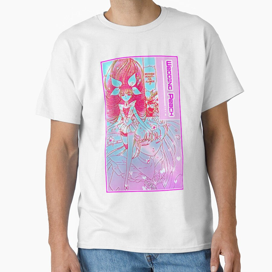 Wedding Beautiful Flower Vaporwave (White) by Dolls X - Adult & Kids T-Shirts, Sweatshirts & Hoodies apparel design preview 1