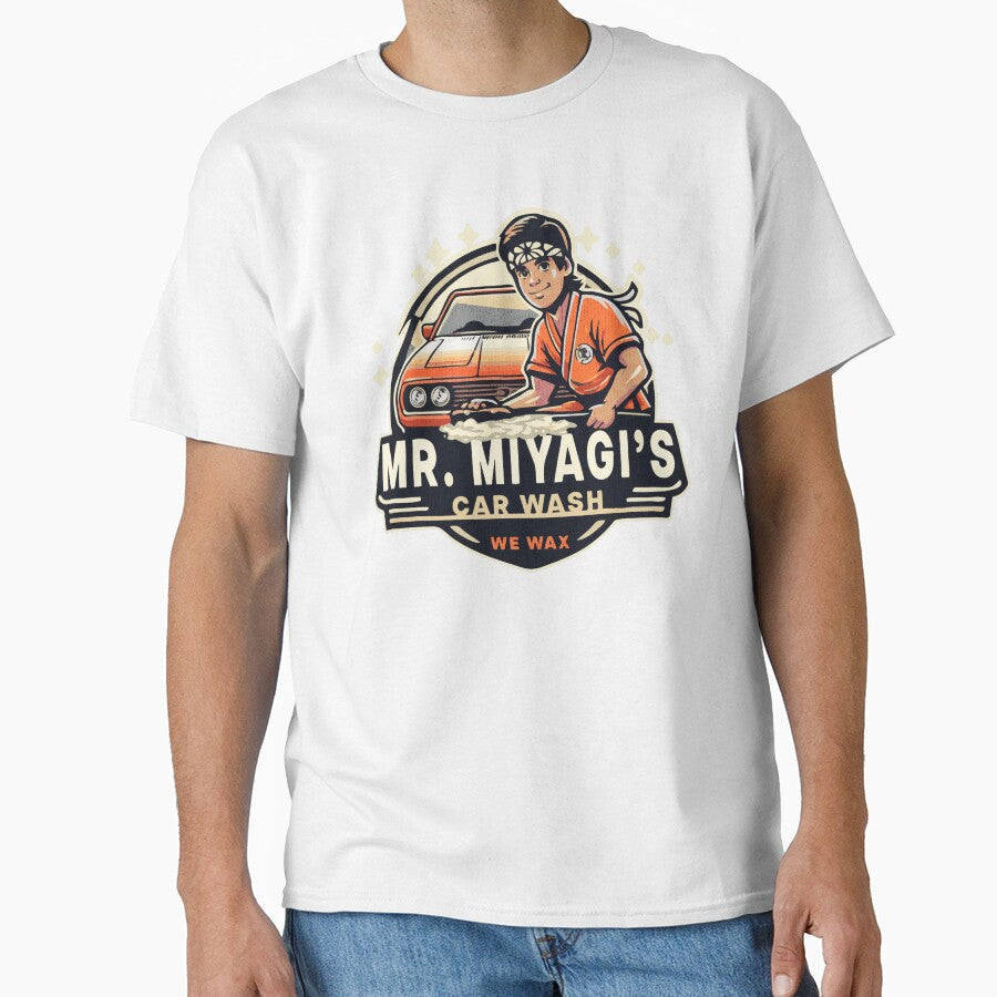 Miyagi Car Wash Retro by raymondjmcd - Adult & Kids T-Shirts, Sweatshirts & Hoodies apparel design preview 1