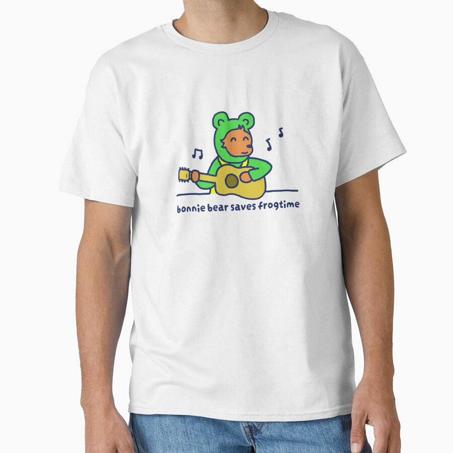 Bonnie Bear Saves Frogtime by Bonte Avond - Adult & Kids T-Shirts, Sweatshirts & Hoodies apparel design preview 1