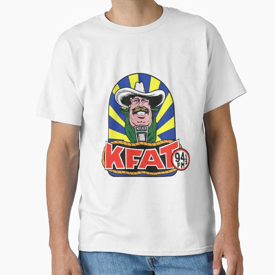 KFAT Radio Gilroy fm 94.5 defunct waves by PIXEL POP - Adult & Kids T-Shirts, Sweatshirts & Hoodies apparel design preview 1