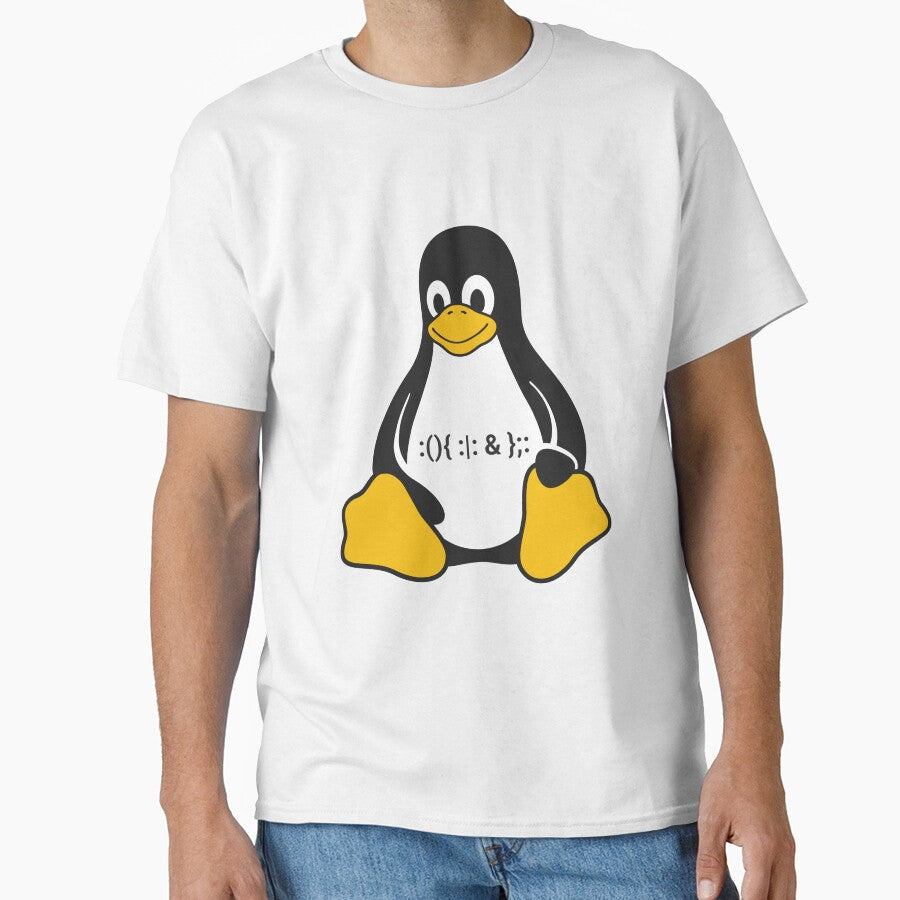Tux fork bomb by adamsinger77 - Adult & Kids T-Shirts, Sweatshirts & Hoodies apparel design preview 1
