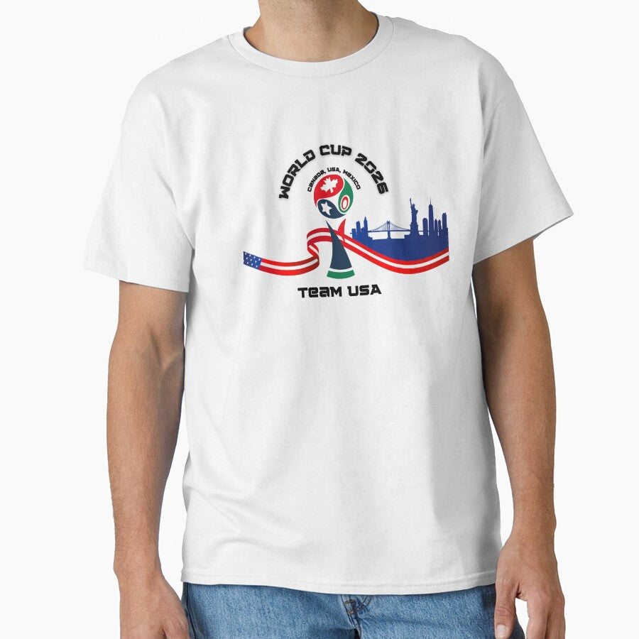 World Cup 2026 Team USA by M4ch4Moch1Design - Adult & Kids T-Shirts, Sweatshirts & Hoodies apparel design preview 1