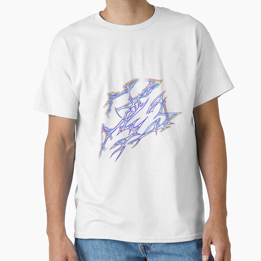 Cyber sigilism chromatic aberration blue by NoLife - Adult & Kids T-Shirts, Sweatshirts & Hoodies apparel design preview 1