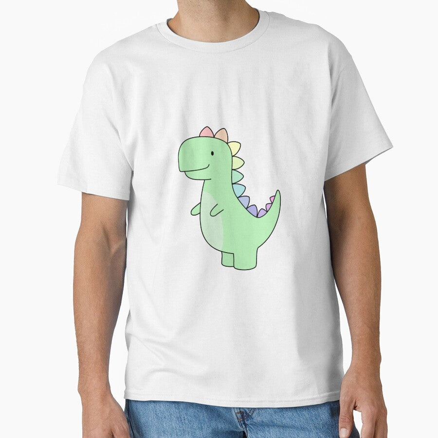 Cute rainbow dinosaur by sowing - Adult & Kids T-Shirts, Sweatshirts & Hoodies apparel design preview 1