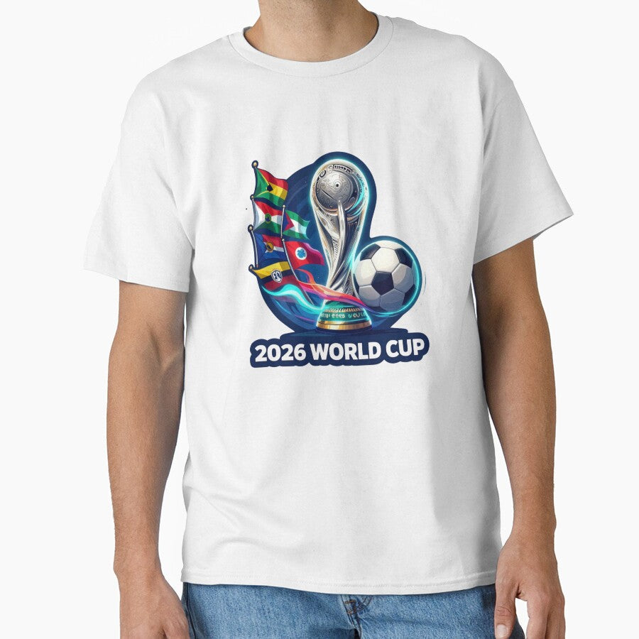 FIFA 2026 World Cup Football Logo Design by vsl363 - Adult & Kids T-Shirts, Sweatshirts & Hoodies apparel design preview 1