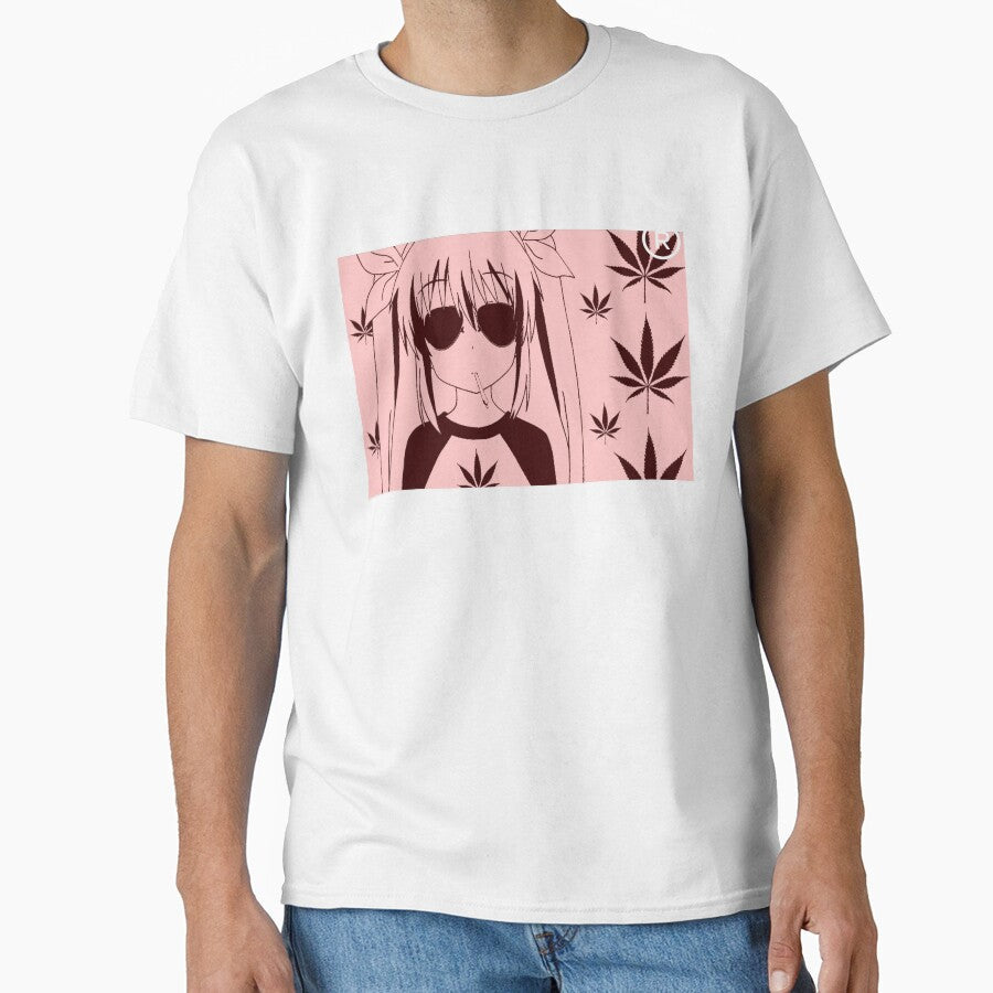 Smoking Anime Girl by VsegdaMolodoy - Adult & Kids T-Shirts, Sweatshirts & Hoodies apparel design preview 1