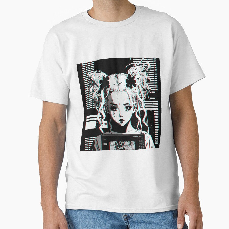 Imprisoned By Technology Retro Kawaii Anagraphy Star_ - Adult & Kids T-Shirts, Sweatshirts & Hoodies apparel design preview 1