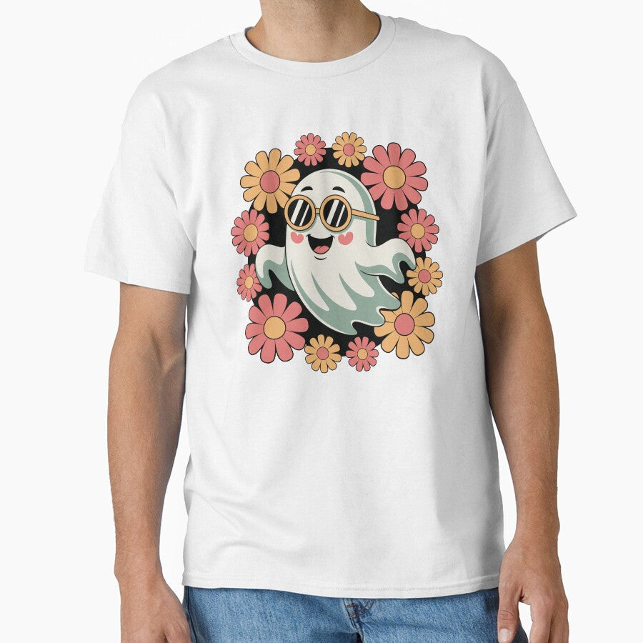 Groovy ghost by jkrphoto - Adult & Kids T-Shirts, Sweatshirts & Hoodies apparel design preview 1